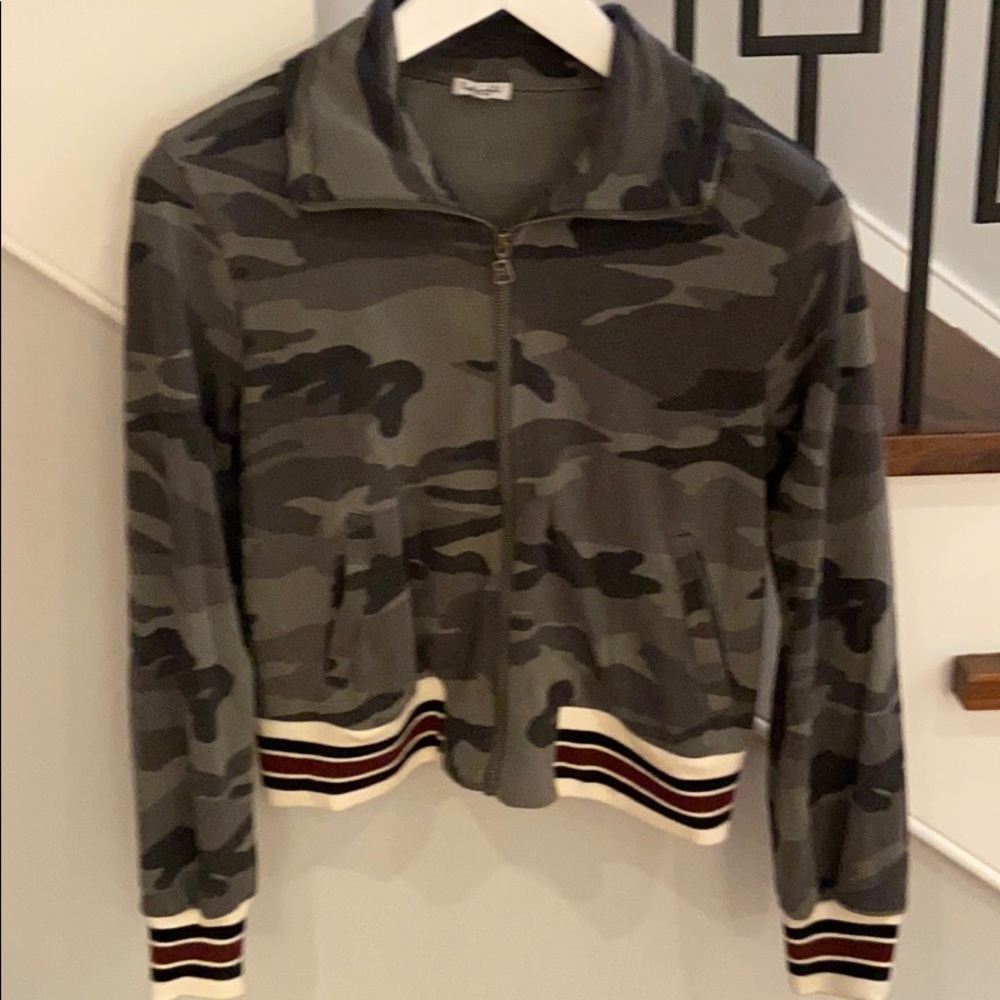 Splendid zip up sweatshirt